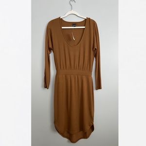 Brown Midi Dress